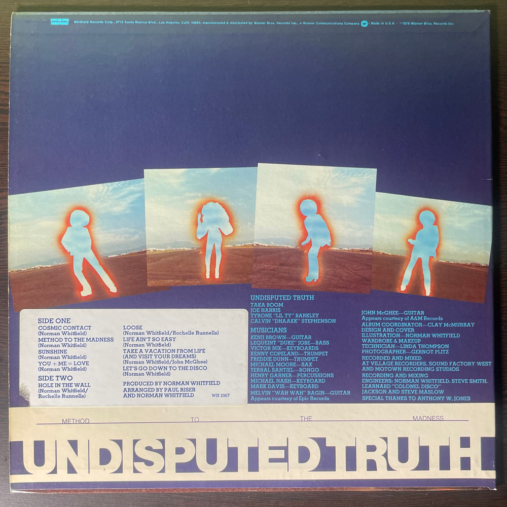 The Undisputed Truth ‎– Method To The Madness (США 1976г.)