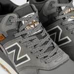 Кроссовки New Balance 574 Mid Grey / White with Fur Wmns