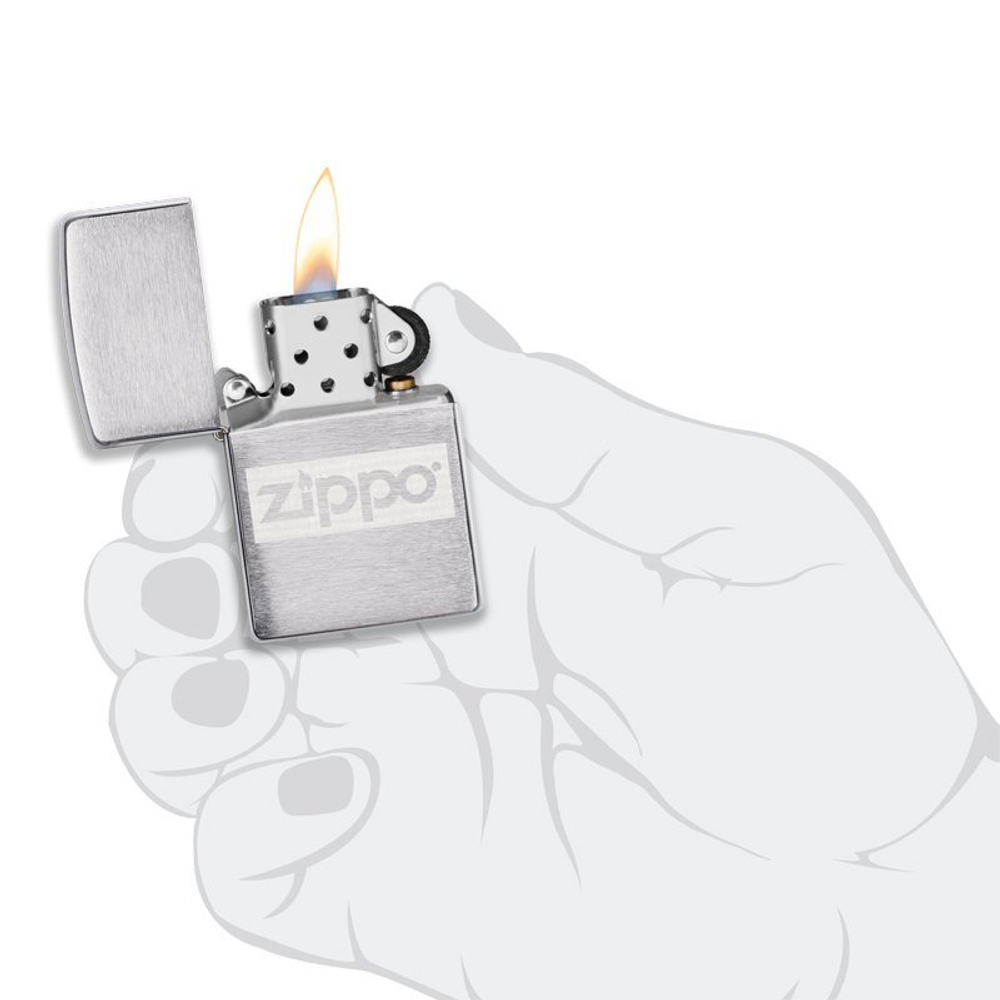 Подарочный набор: фляжка 89 мл и зажигалка в коробке с подвесом ZIPPO 49358