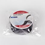 Лента атласная ширина 38 мм, длина 23 м, черная, BRAUBERG, 591508