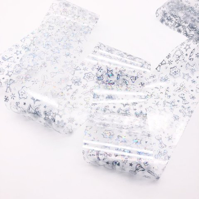 Zoo Фольга для литья переводная Серебро Микс 1451, 4х50см, прозрачная