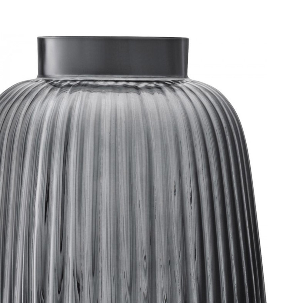 Ваза pleat, 26 см, серая