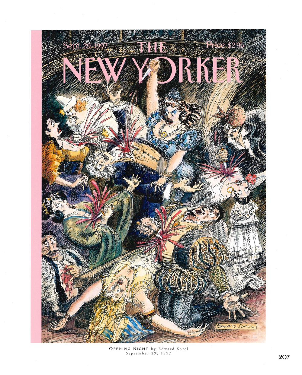 Постер журнала The New Yorker 29-09-1997, односторонний