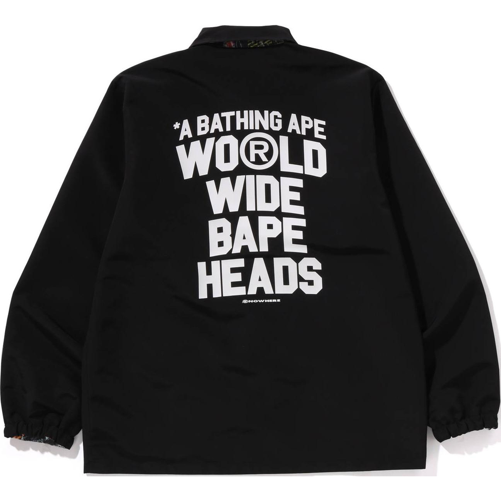A Bathing Ape Bathing Ape Flyer Pattern Reversible Coach Куртка