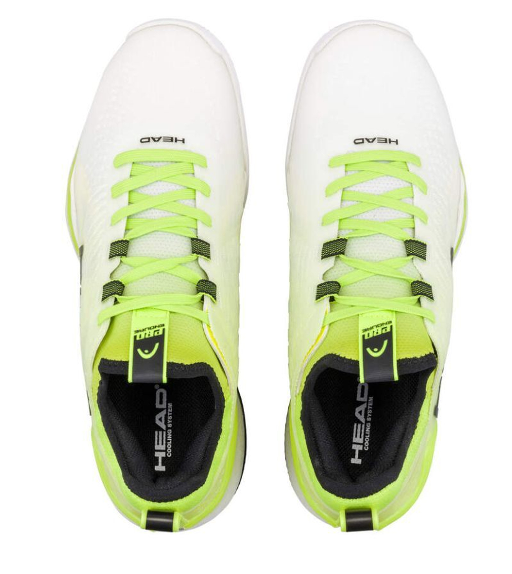 Теннисные кроссовки Head Endure Pro Clay - white/yellow