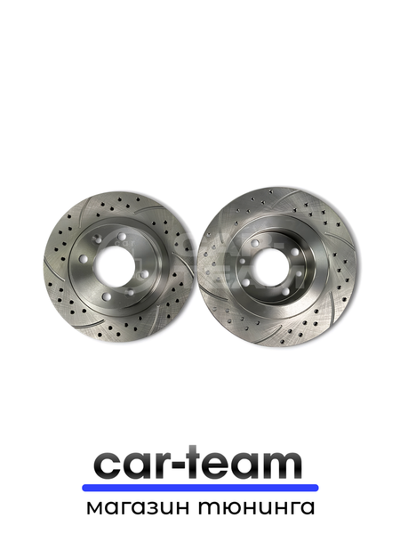 Тормоза задние дисковые ЗДТ на Лада Искра (с АБС) на базе суппортов Лада Веста Sport