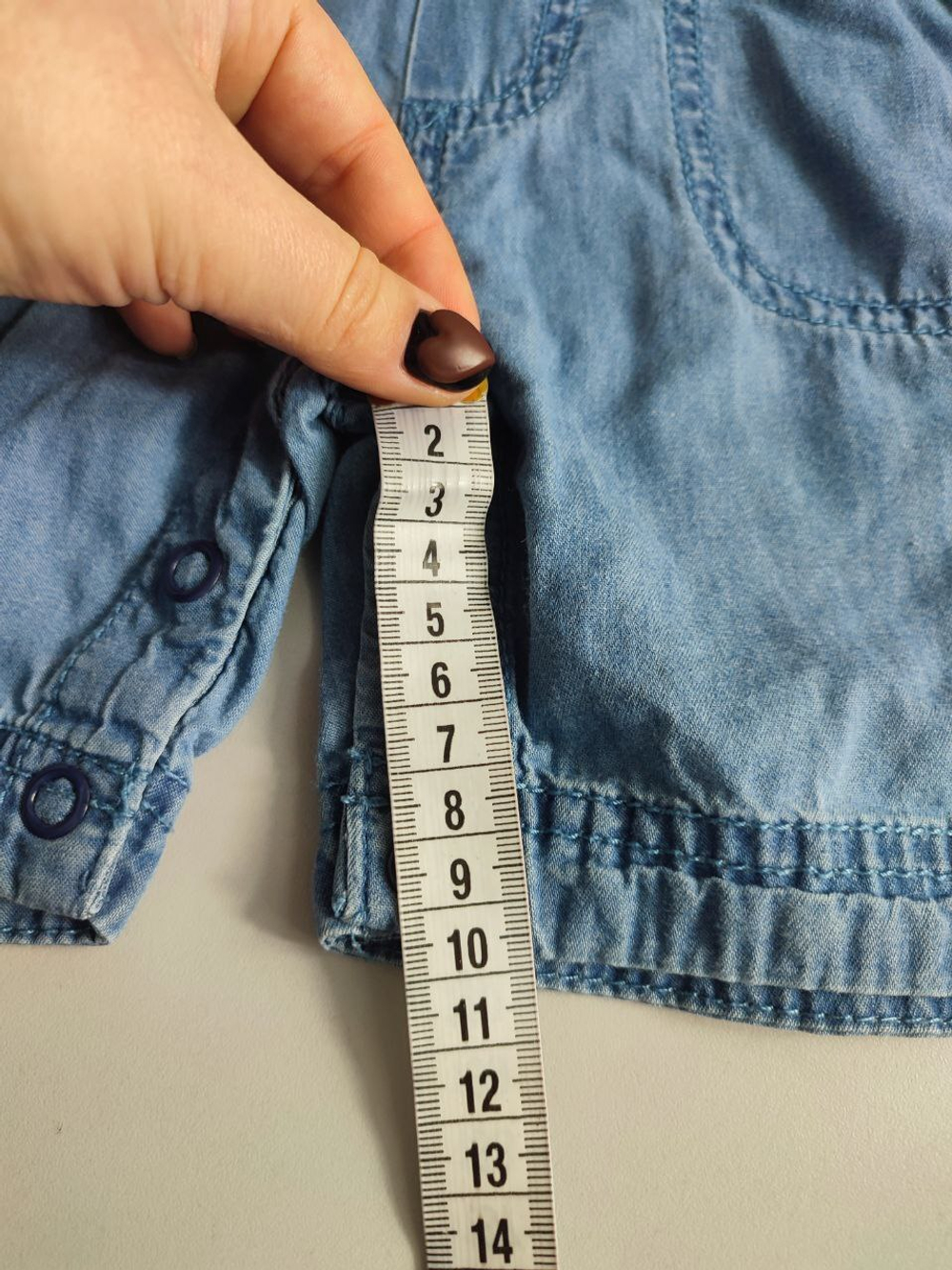 Комбинезон джинсовый на 1 год