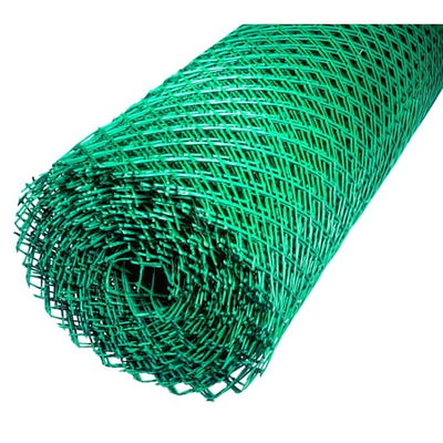 Садовая решетка РОМБ 40*40 (1,2*20) 20 м ЗЕЛЕНАЯ