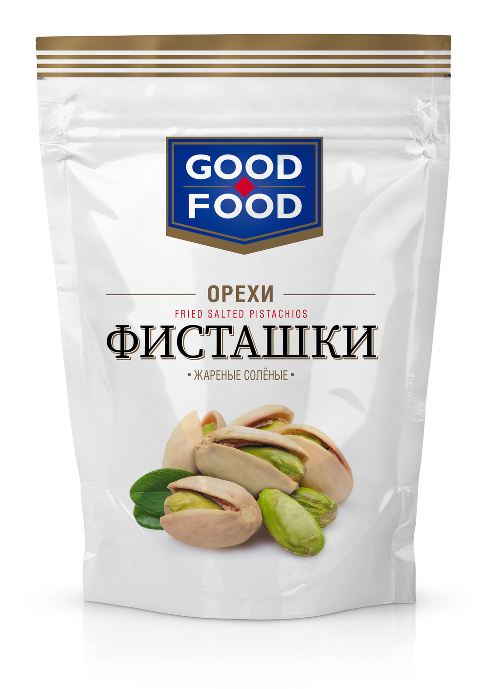 GOOD FOOD Фисташки жареные соленые 130 г