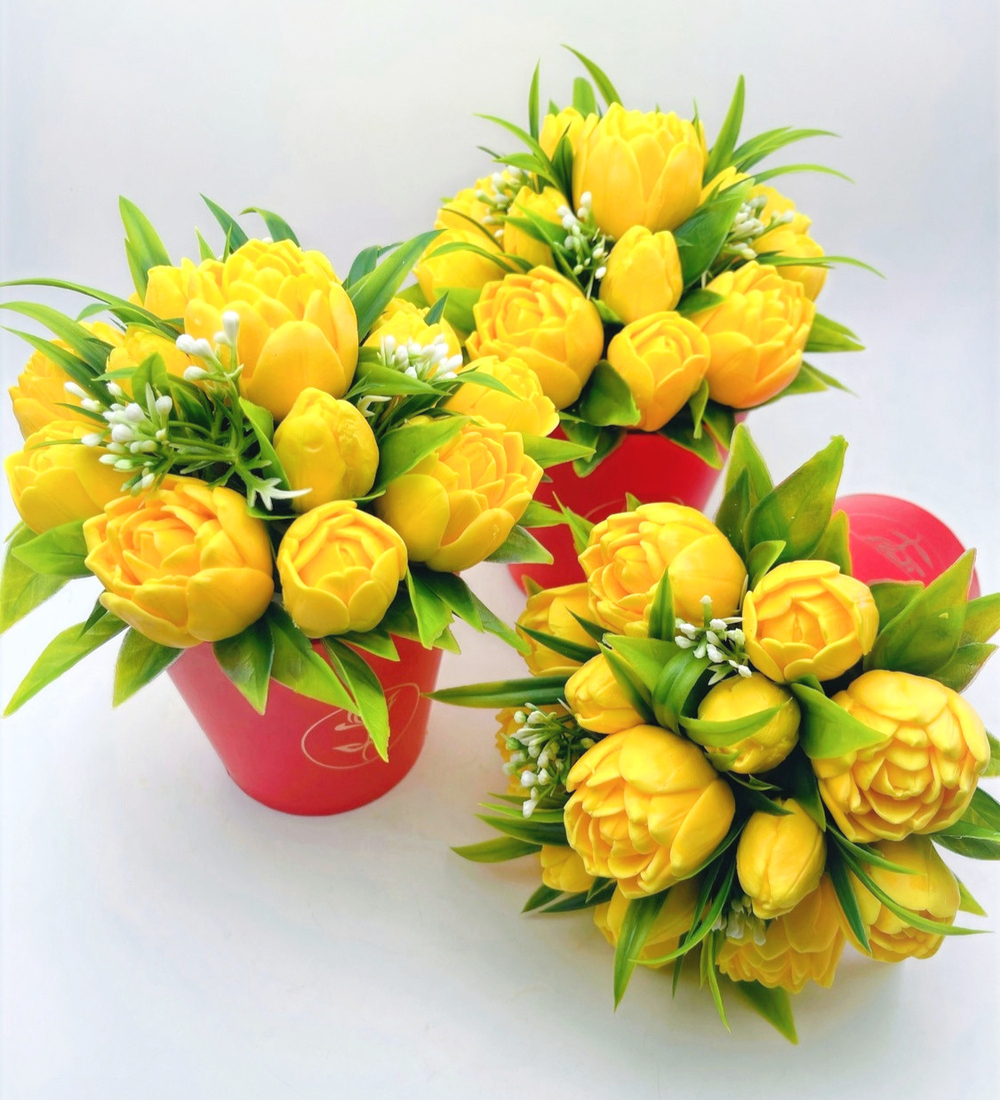 Композиция "Тюльпаны Желтые»