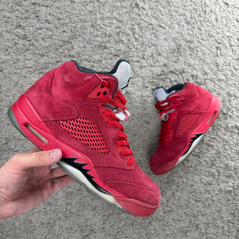 Кроссовки Air Jordan 5 Red Suede