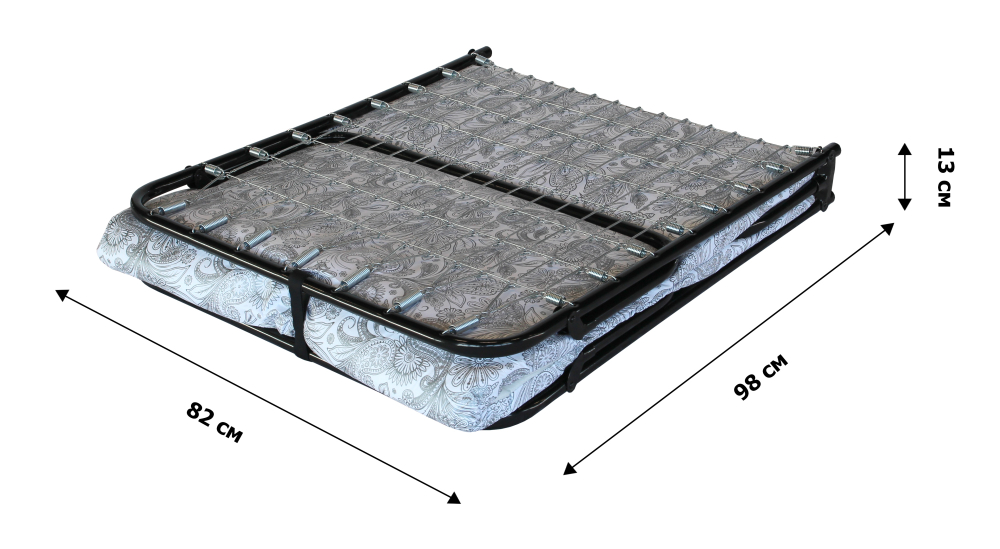 Кровать-тумба Удачная Мебель Надежда (цвет ткани в ассортименте рис.