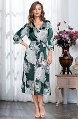 Длинный халат на пуговицах Mia-Amore AGATA АГАТА 3709