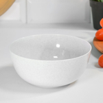 Салатник 1л Basilic, цвет белый мрамор