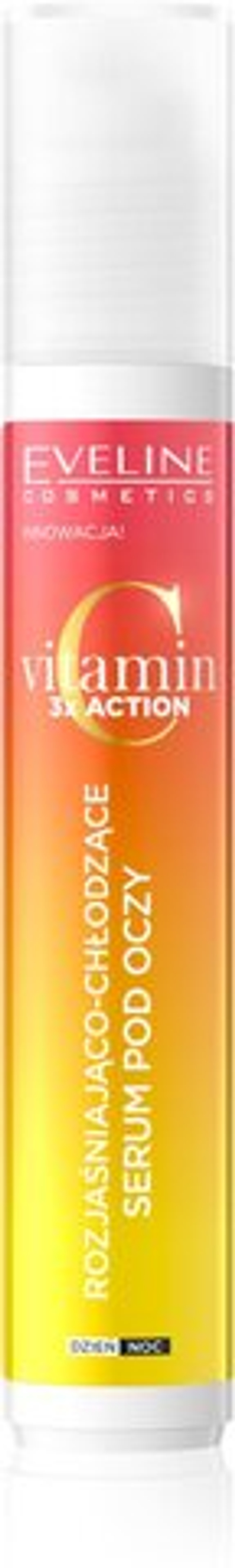 Eveline Cosmetics Vitamin C 3x Action - шариковая осветляющая сыворотка для глаз /   15  ml  / GTIN 5903416053392