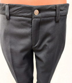 Брюки мужские тёмно-серые теплые утеплённые кэжуал полуклассика молодёжные классические деловые в офис