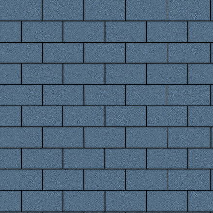 Тротуарная плитка ПРЯМОУГОЛЬНИК 200x100 мм - Стандарт Синий