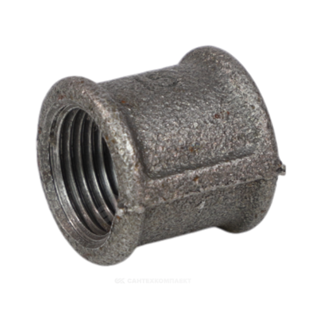 Муфта прямая чугун Ду 40 (1 1/2") ВР Fittex