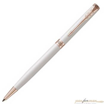 Шариковая ручка Parker Sonnet Slim K440 PREMIUM Pearl PGT Mblack (1931556)