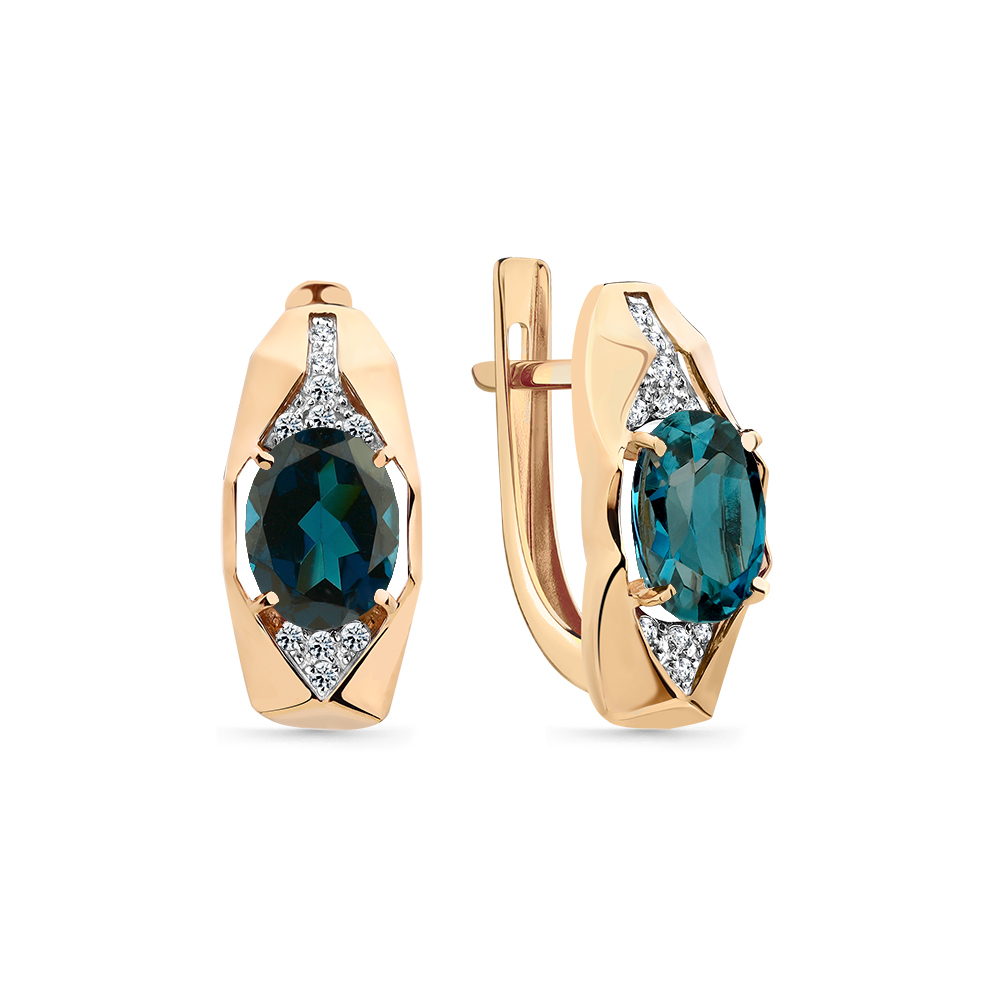 Серьги из золота 585 пробы