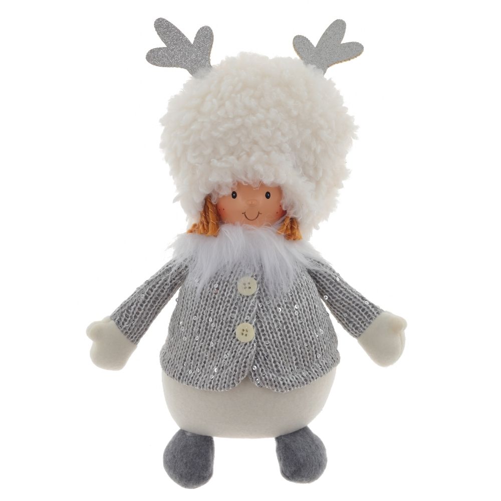 GAEM Игрушка набивная "Девочка", L17 W9 H29 см, 2в.