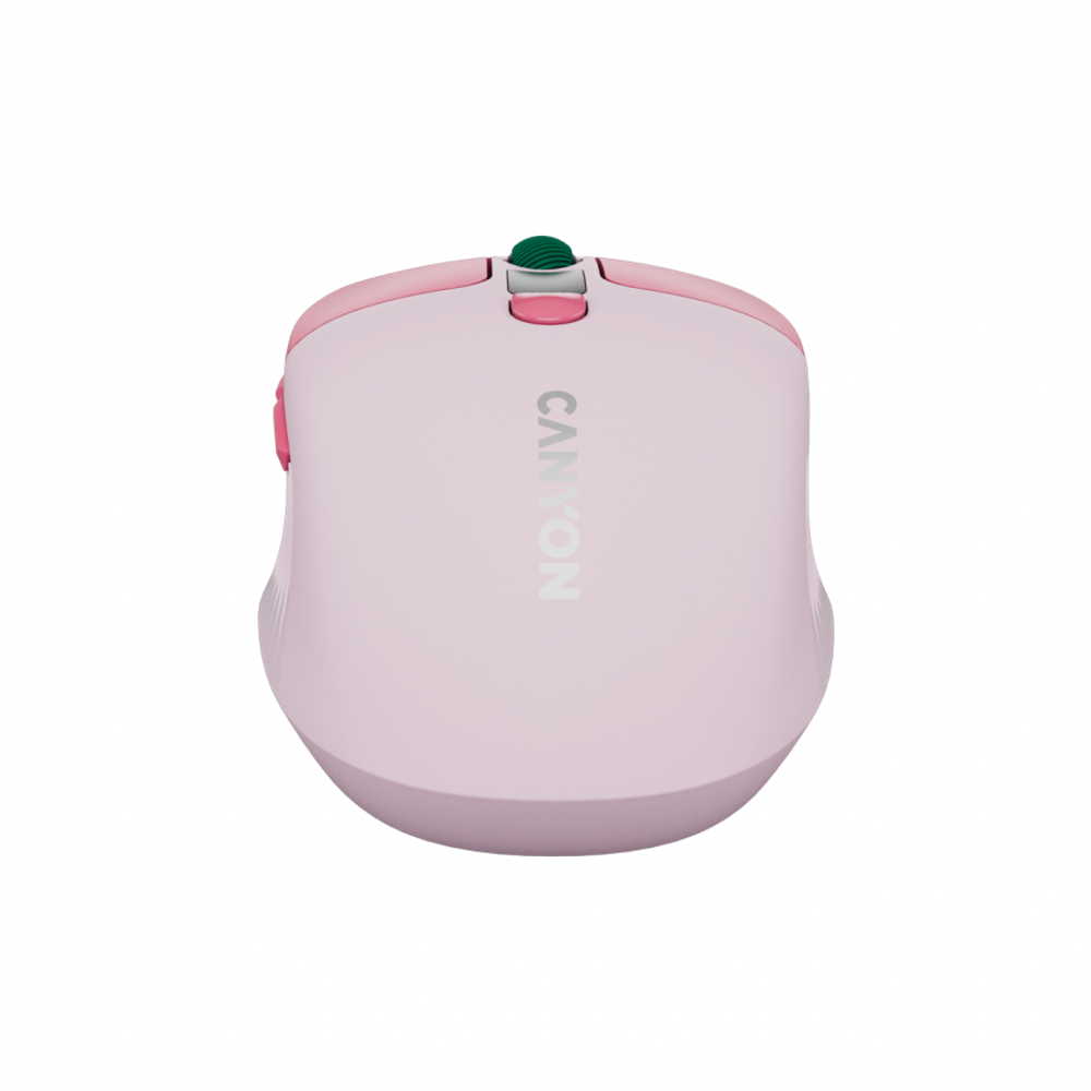 CANYON mouse MW-26 LCD Silent Dual Mode Wireless Pink