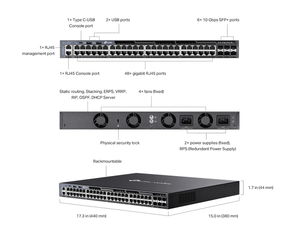 Коммутатор TP-Link Omada SG6654X