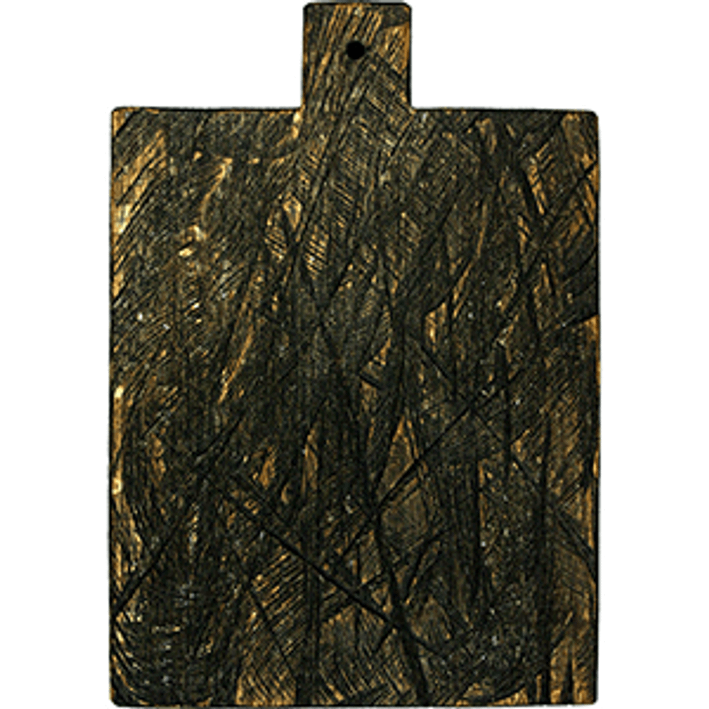 Доска для подачи прямоугольная с ручкой(4см);дуб;H=25,L=220,B=180мм