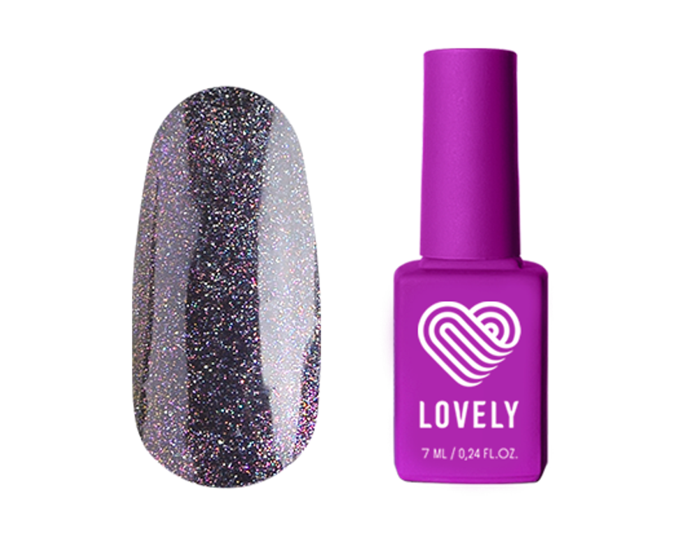 Гель-лак магнитный со светоотражающими частицами "Magic eyes" Lovely, №ME05, 7ml