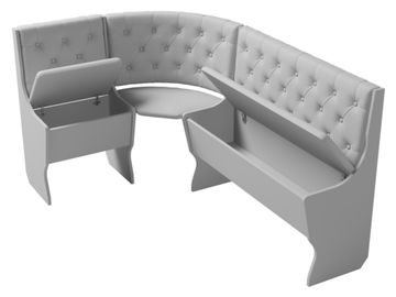 Кухонный уголок bravo "Оливьер" (Сосна Винтерберг/Рогожка Savana Plus Mouse (AT)) -G/Л3