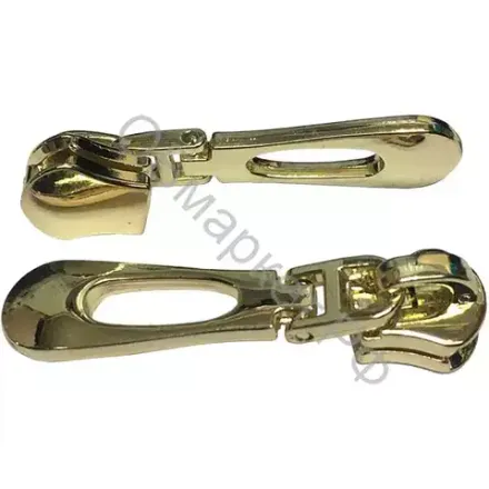 Бегунок металл №5 галантерейный G, золото