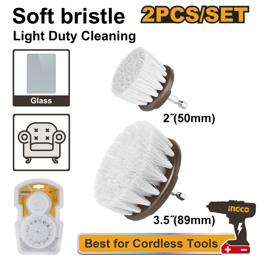 Щетки насадки для шуруповерта и дрели INGCO WCBS3235 INDUSTRIAL 2 шт.