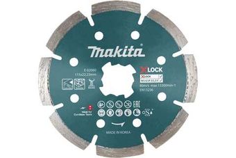 Диск алмазный сегментированный с системой X-LOCK 115x22.23 мм Makita E-02060