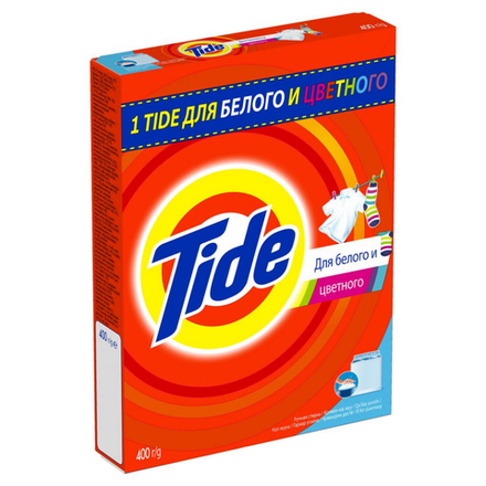 Стиральный порошок Tide Ручная скидка Для белого и цветного 400 гр