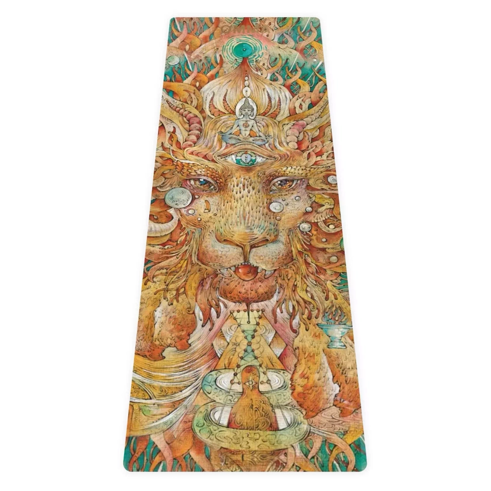 Коврик для йоги Lion limited edition 173*61*0,3 см из микрофибры и каучука