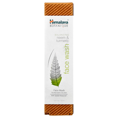 Himalaya, Botanique, Средство для умывания с нимом и куркумой, 5,07 жидкой унции (150 мл)