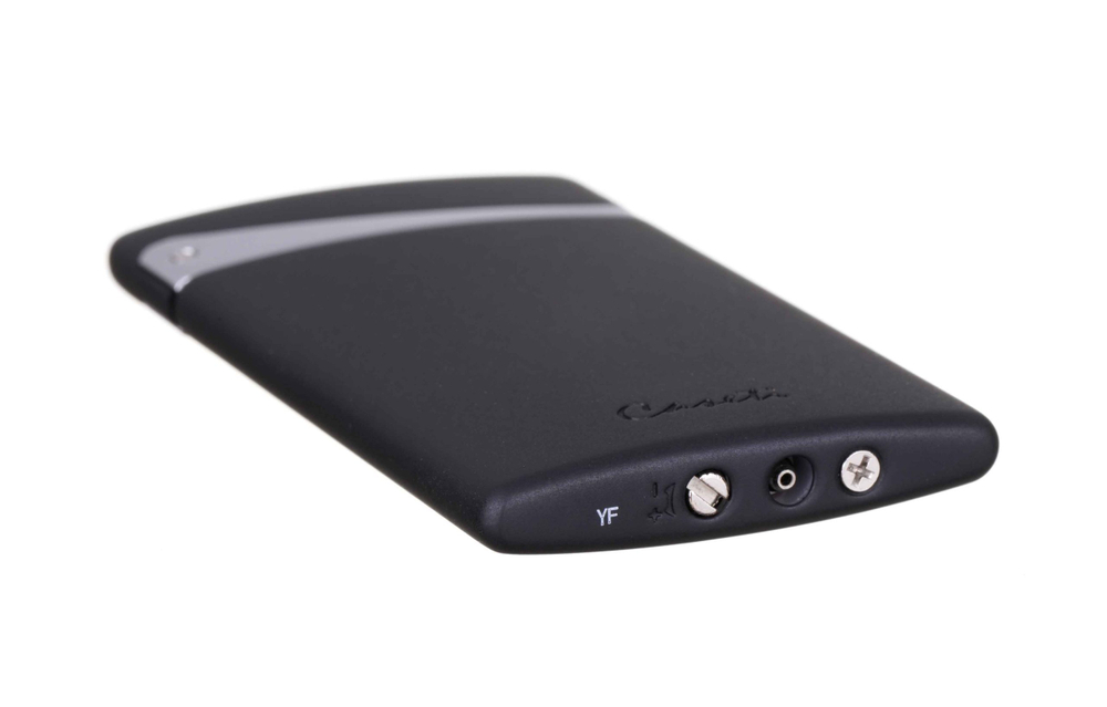 Зажигалка Caseti, турбо, плоское пламя, супертонкая, черная CA500-2