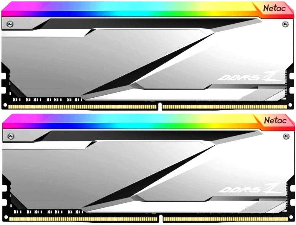 Модуль памяти DDR5 32GB (2*16GB) Netac NTZED5P64DP-32S