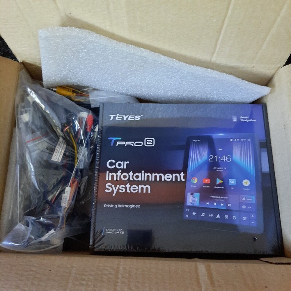 Магнитола для Toyota Camry 40 2006-2011 климат (серая) - Teyes TPRO 2 MJD монитор 9.7" в стиле "Тесла" на Android 10, 4G SIM-слот
