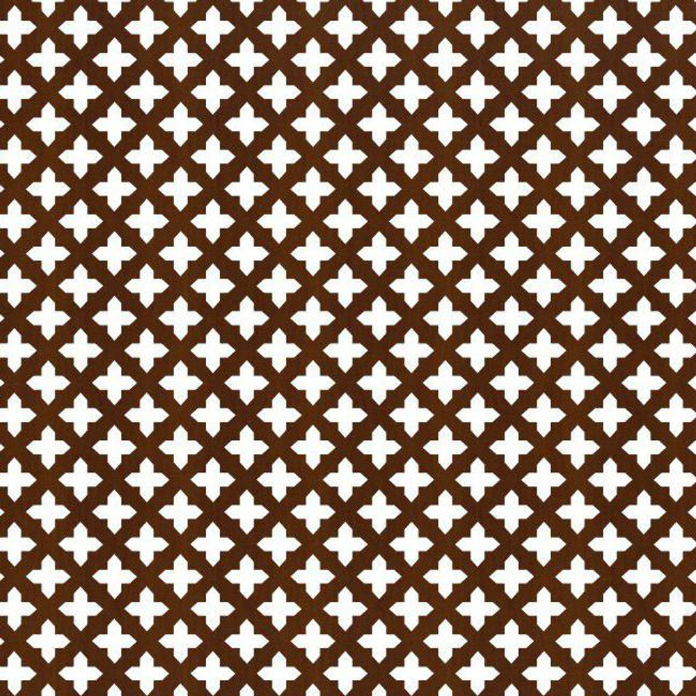 Панель перфорированная ХДФ Presko Лотос для радиатора 600х1200х3 мм Орех