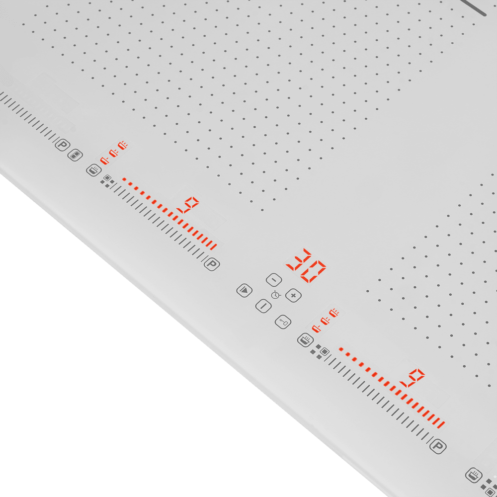 Индукционная варочная панель с двумя Flex Zone и Booster MAUNFELD CVI594SF2WH Inverter