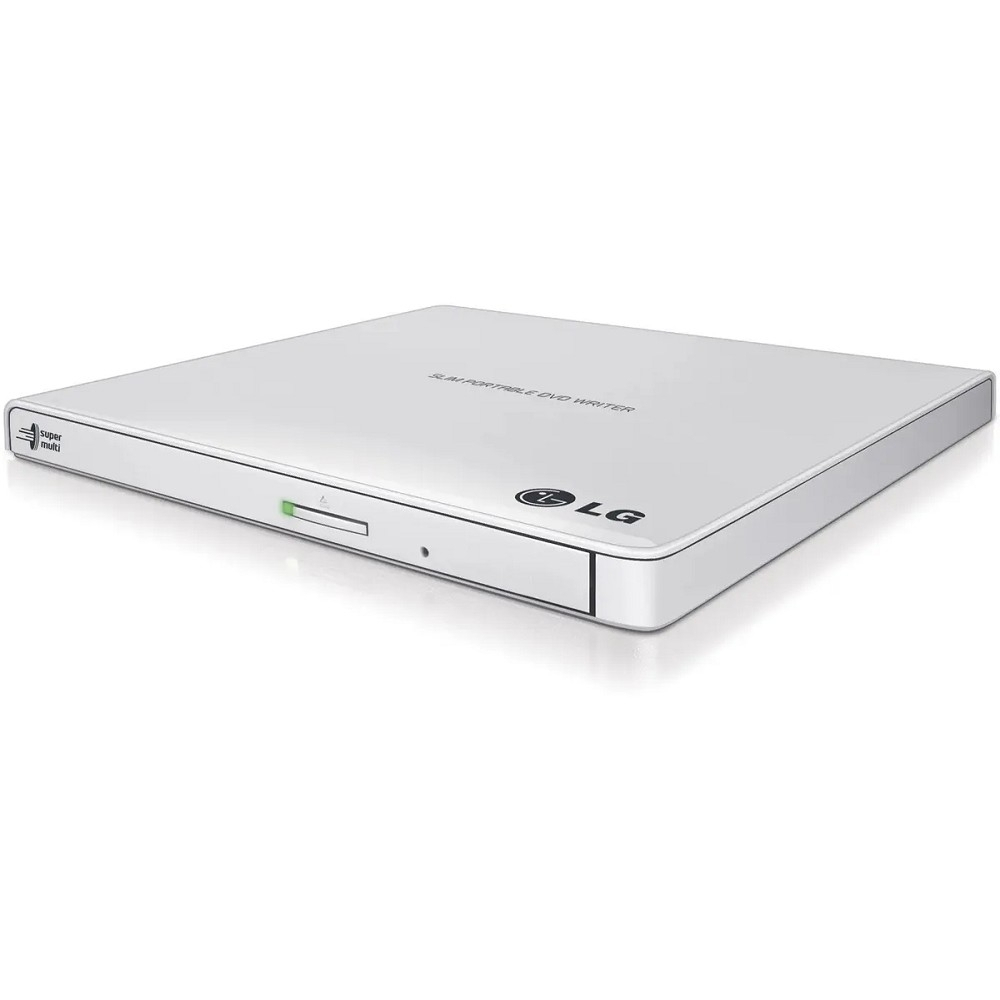 Внешний оптический привод LG DVD-RW GP57EW40 ext. White Slim Ret USB2.0 (совместим с 3.0)