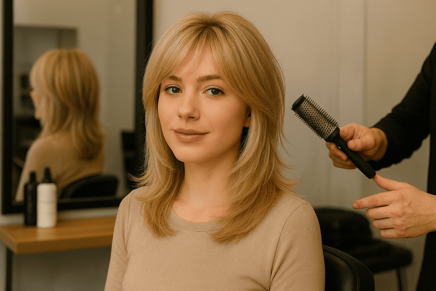 Женская стрижка каскад