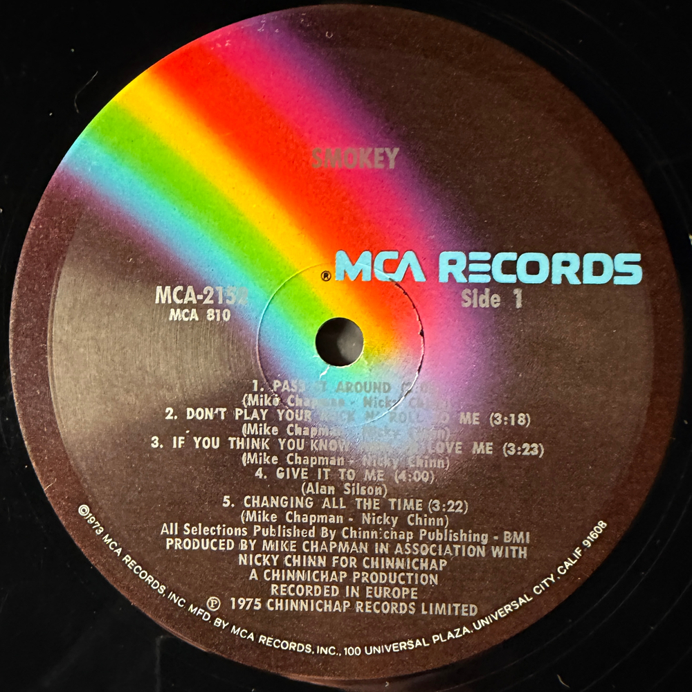 Smokey ‎– Smokey (США 1975г.)