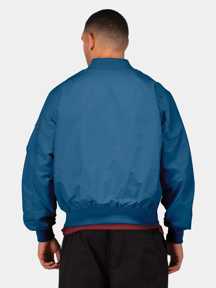 Бомбер Alpha Industries Logo L-2B Hunter Relaxed Denim Blue (Синий)