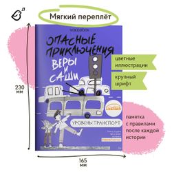 Уровень «Транспорт» книга в мягкой обложке. Опасные приключения Веры и Саши