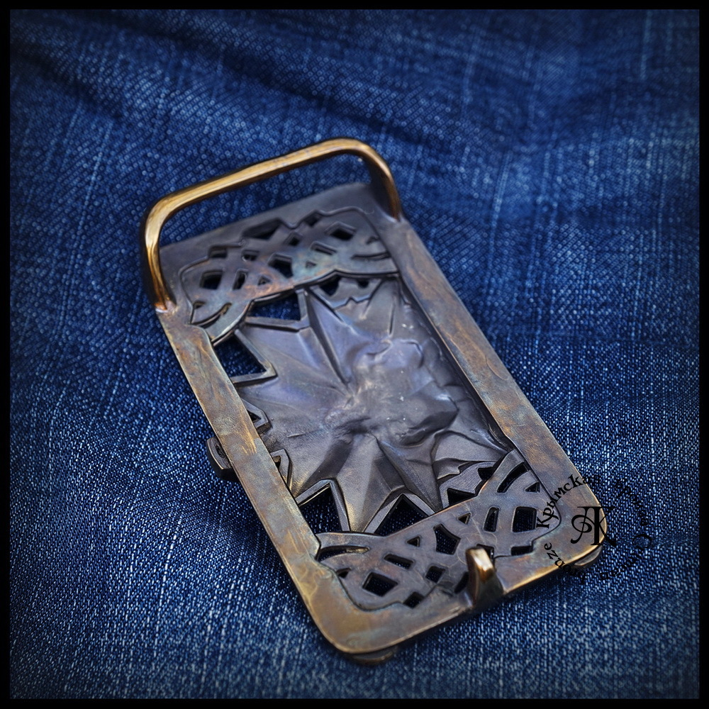 Пряжка для ремня "Ведьмак" , латунь