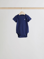 Боди с коротким рукавом для малышей Next E19-887, 5 шт., Синий, Молочный