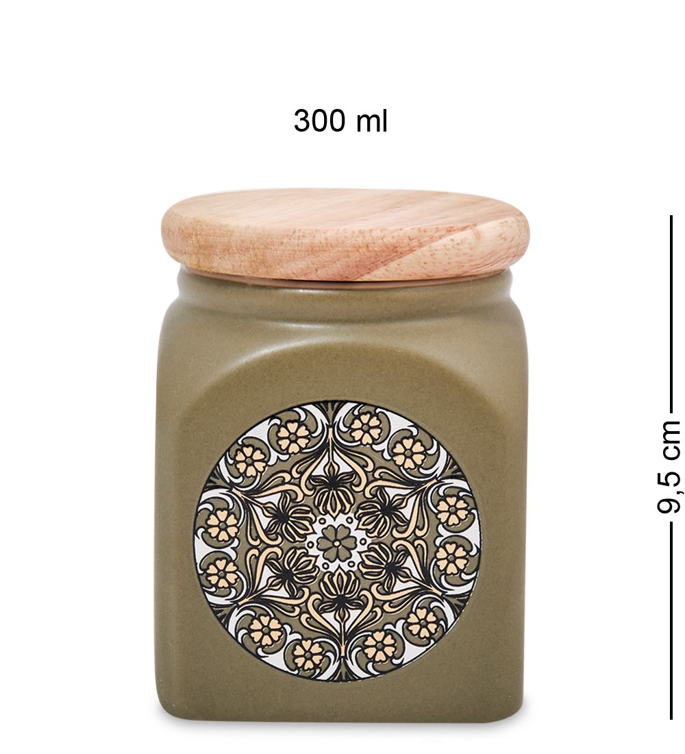 TJ-15/2 Керамическая банка мал. с крышкой