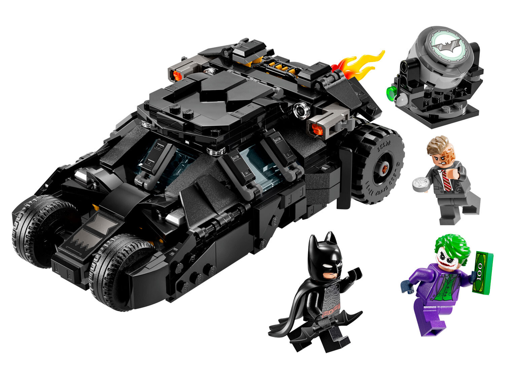 LEGO Super Heroes 76303 «Тумблер Бэтмена против Двуликого и Джокера» — культовая техника